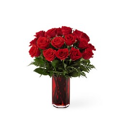 The FTD True Romantic Red Rose Bouquet from Lloyd's Florist, local florist in Louisville,KY